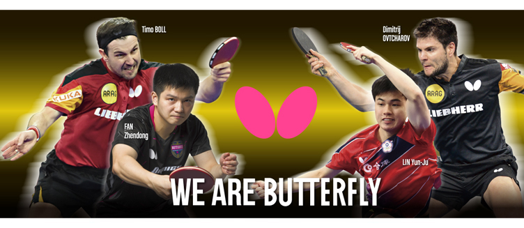 Banner butterfly - Dụng cụ bóng bàn Tiến Linh Sport