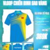 Vloop Polo Xanh - Áo thi đấu bóng bàn Seagame màu Xanh - Tiến Linh Sport