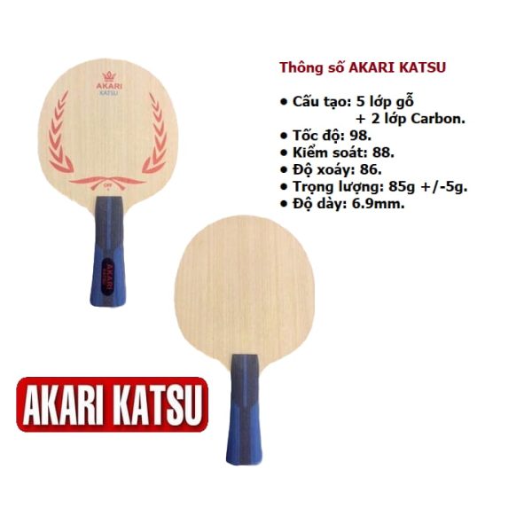Akari Katsu cốt vợt bóng bàn- Tiến Linh Sport cover 2