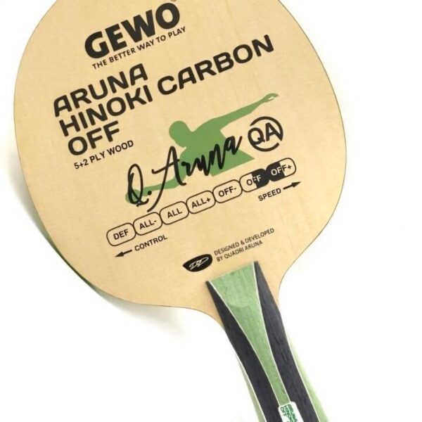 Aruna Hinoki Carbon Off Gewo Cốt vợt bóng bàn - Tiến Linh Sport cover 3